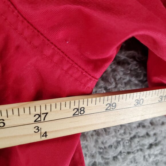 Wrangler Shirt Mens Bix 4X Red Long Sleeve Button-Up Brushpopper Pearl Snap - Picture 5 of 8